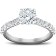 thumbnail image 1 of Pompeii 2 CT Diamond Engagement Ring 14k White Gold Lab Grown (FG,VS), 1 of 3
