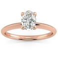 thumbnail image 1 of Pompeii .20 - .75Ct Oval Solitaire Diamond Engagement Ring 14k Gold Lab Grown, 1 of 4