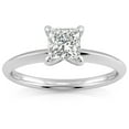 thumbnail image 1 of Pompeii .20 - .75Ct Princess Cut Solitaire Diamond Engagement Ring 14k Gold Lab Grown, 1 of 3