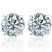 POMPEII3 Pompeii .20CT Round Brilliant Cut Natural Diamond Stud Earrings In 14K Gold (G/H,I2-I3)
