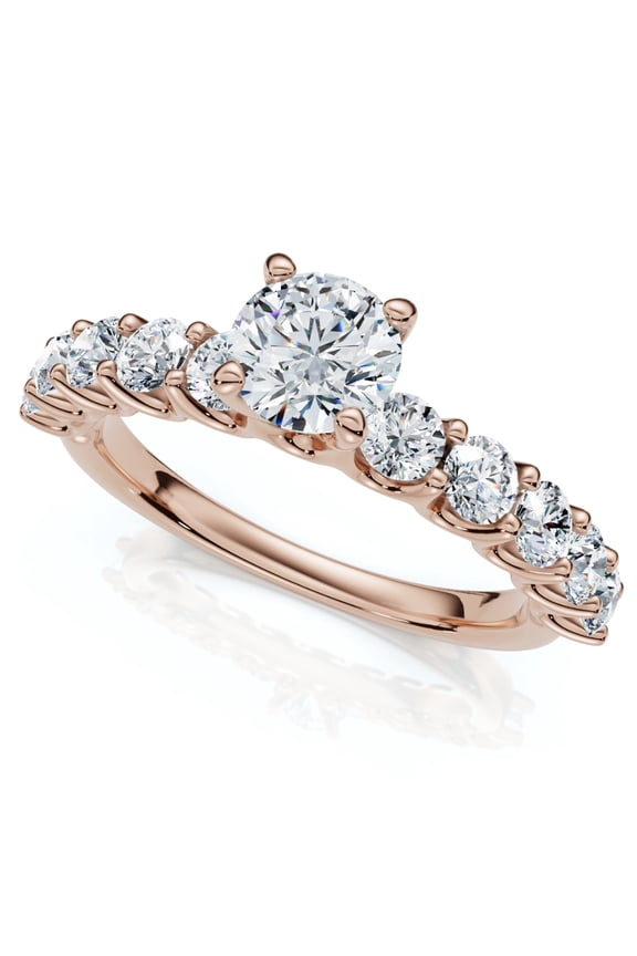 Pompeii 2Ct Diamond Engagement Ring 14k Gold Lab Grown (G/H,VS1-VS2)