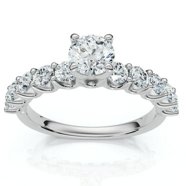 Pompeii 2Ct Diamond Engagement Ring 14k Gold Lab Grown (G/H,VS1-VS2)