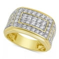 thumbnail image 1 of 2Ct Lab Grown Diamond Mens Ring in 10k White or Yellow Gold, 1 of 3