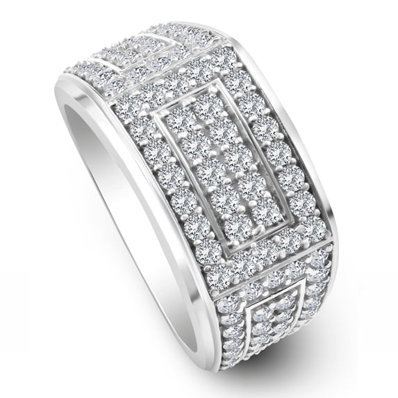 Pompeii 2Ct Men's Diamond Ring in 14k Gold Lab Grown (F/G,VS2-SI1)
