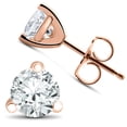thumbnail image 1 of Pompeii F/SI1 2ct Lab Grown Diamond Martni Studs 14k Gold (F,SI1), 1 of 2