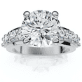 thumbnail image 1 of Pompeii 2ct Round Diamond Solitaire Engagement Ring 14k White Gold Lab Grown (FG,VS), 1 of 3