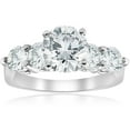 thumbnail image 1 of Pompeii Certified 3 1/2Ct Diamond Engagement Ring 14k Gold or Platinum Lab Grown (G/I,I1), 1 of 3