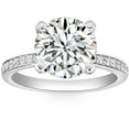 thumbnail image 1 of Pompeii Certified 3 1/4Ct Lab Grown Diamond Engagement Ring in 14k Gold (G/H,VS2-SI1), 1 of 4