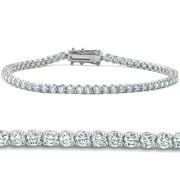 POMPEII3 Pompeii 3 - 10 Ct Natural Diamond Tennis Bracelet in 14k White, Yellow, or Rose Gold