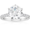 thumbnail image 1 of Pompeii 3 3/4 Ct Diamond Engagement Ring 14k White Gold (G/H,I2-I3), 1 of 4