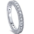 thumbnail image 1 of Pompeii 3/4Ct Vintage Diamond Wedding Ring 10k White Gold (G/H,I1), 1 of 2