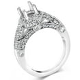 thumbnail image 1 of Pompeii 3/4ct Vintage Halo Ring Setting 14K White Gold (G/H,I1-I2), 1 of 3