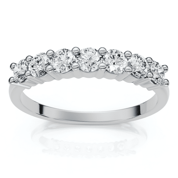 Pompeii 3/8Ct Diamond Wedding Stackable Womens Anniversary Ring 14k Gold or Pt Lab Grown