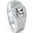 thumbnail image 1 of Pompeii 3/8ct Diamond Engagement Ring Setting 14K White Gold (G/H,I1), 1 of 3