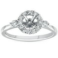 thumbnail image 1 of Pompeii 3/8ct Diamond Engagement Setting 14K White Gold (G/H,I1), 1 of 4