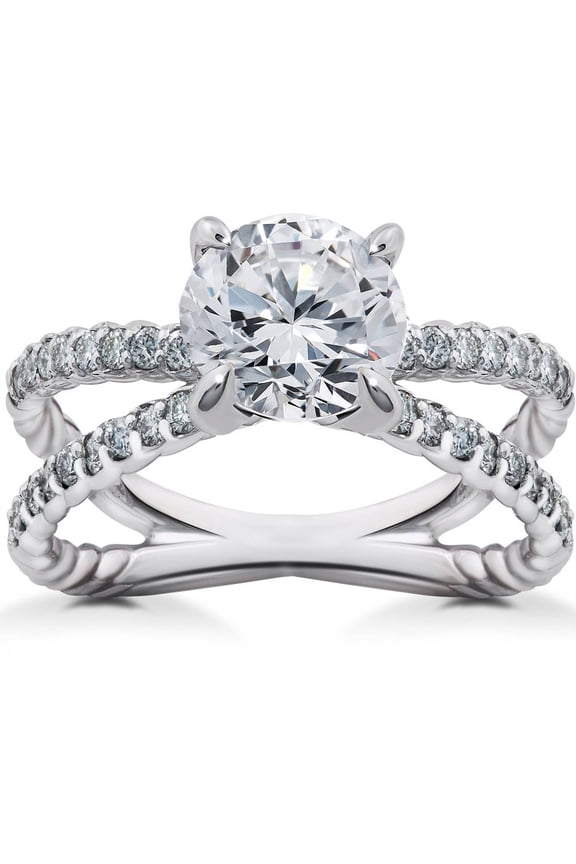 Pompeii 3/8ct Diamond Isabella Engagement Ring Setting (,)