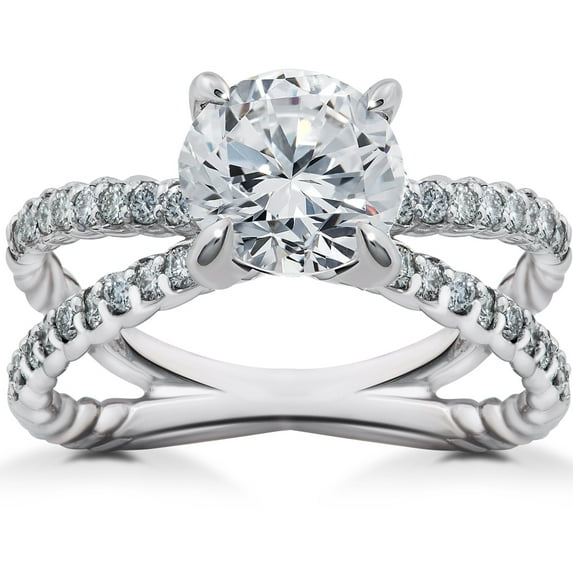 Pompeii 3/8ct Diamond Isabella Engagement Ring Setting (,)