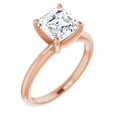 thumbnail image 1 of Pompeii 3Ct Asscher Solitaire Moissanite Engagement Ring in White Yellow or Rose Gold (,), 1 of 3