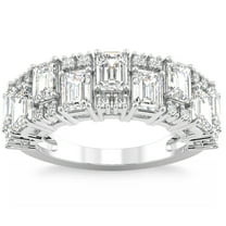 Pompeii 3Ct Emerald Cut Wedding Ring Anniversary Band 14k Gold Lab Grown (G/H,VS2-SI1)