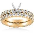 thumbnail image 1 of Pompeii 3ct Diamond Eternity Wedding Engagement Ring Setting (H,I1), 1 of 3