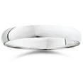 thumbnail image 1 of Pompeii 4mm Dome High Polished Wedding Band 14K White Gold (,), 1 of 2