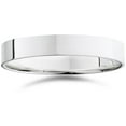 thumbnail image 1 of Pompeii 4mm Flat 950 Platinum Comfort Fit Wedding Band (,), 1 of 2