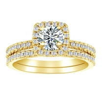 Pompeii 5/8Ct Diamond Halo Engagement Ring Set in White, Rose, Yellow Gold, or Platinum