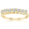 thumbnail image 1 of Pompeii 5/8ct 14K Yellow Gold Diamond Anniversary Wedding Ring (G/H,I1), 1 of 3