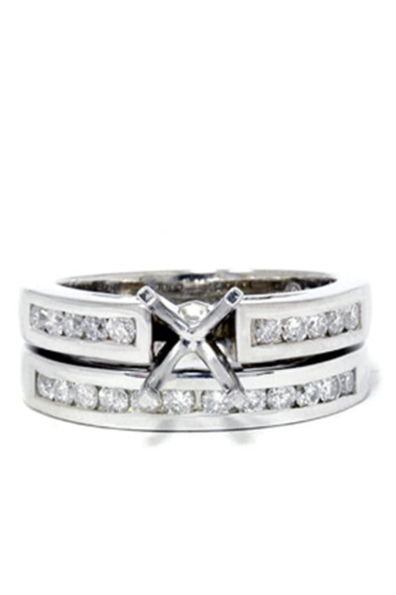 Pompeii 5/8ct Diamond Ring Setting Mounting 14K Gold (G/H,I1)