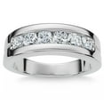 thumbnail image 1 of Pompeii 5/8ct Diamond Wedding 14K White Gold Anniversary Ring (G/H,I1), 1 of 4