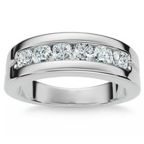 Pompeii 5/8ct Diamond Wedding 14K White Gold Anniversary Ring (G/H,I1)
