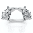 thumbnail image 1 of Pompeii 5/8ct Marquise Diamond Ring Enhancer 14K White Gold (G/H,SI), 1 of 4