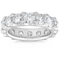 thumbnail image 1 of Pompeii 5 Ct Lab Grown Diamond Eternity Ring in 14k White, Yellow, or Rose Gold, 1 of 5