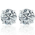 thumbnail image 1 of Pompeii .50CT Round Brilliant Cut Natural SI Quality Diamond Stud Earrings In 14K Gold, 1 of 2