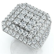 POMPEII3 Pompeii 5Ct TW Men's Diamond Ring Gold Lab Grown (G,VS2-SI1)