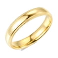 thumbnail image 1 of Pompeii 5mm Milgrain Plain High Polished Dome Wedding Band 10k White, Yellow, Rose Gold, 1 of 3