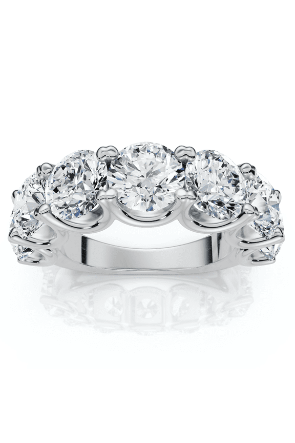 Pompeii 6Ct TW Diamond Anniversary U Prong Wedding Ring 14k Gold Or Platinum Lab Grown