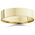 thumbnail image 1 of Pompeii 6mm Flat High Polished Wedding Band 14K Yellow Gold (,), 1 of 3