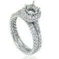 thumbnail image 1 of Pompeii 7/8ct Braided Engagement Wedding Ring Set 14K White Gold (G/H,I1), 1 of 3