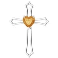 thumbnail image 1 of Pompeii 7mm Citrine Women's Heart Pendant in 14k Gold Necklace 7mm Tall (,), 1 of 4