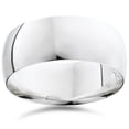 thumbnail image 1 of Pompeii 9mm Dome High Polished Wedding Band 10K White Gold (,), 1 of 4