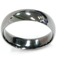 thumbnail image 1 of Pompeii Black Plated Wedding Band 14K Gold (,), 1 of 4