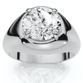 thumbnail image 1 of Pompeii Ceritified Men's 3Ct Diamond Wedding Anniversary Ring Gold Lab Grown (F/G,VS1-VS2), 1 of 4