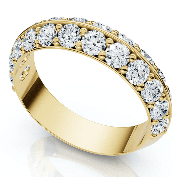 Pompeii 1 1/3Ct Diamond Wedding Band 14k Gold or Platinum Lab Grown (F/G,VS1-VS2)