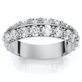 thumbnail image 1 of Pompeii 1 1/3Ct Diamond Wedding Band 14k Gold or Platinum Lab Grown (F/G,VS1-VS2), 1 of 6