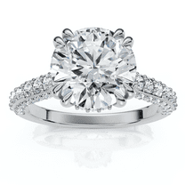 Pompeii Certified 2 3/4Ct Diamond Engagement Ring 14k Gold Lab Grown (F/G,VS1-VS2)