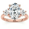 thumbnail image 1 of Pompeii Certified 2 3/4Ct Oval & Heart Shape Diamond Engagement Ring Lab Grown 14k Gold, 1 of 4