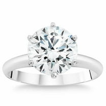 Pompeii Certified 2-6Ct Diamond Solitaire Engagement Ring 14k Gold or Platinum Lab Grown