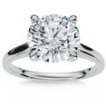 thumbnail image 1 of Pompeii Certified 2Ct Solitaire Diamond Cathedral Engagement Ring White Gold Lab Grown, 1 of 4