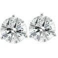 thumbnail image 1 of Pompeii Certified 4 1/2 Ct Lab Grown Diamond Martini Screw Back Studs 14k White Gold, 1 of 4